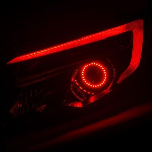 Honda Pilot Headlight Kit - ORACLE Lighting - Halo Kit w/ DRL Upgrade + Simple Controller - ColorSHIFT - `16-`18